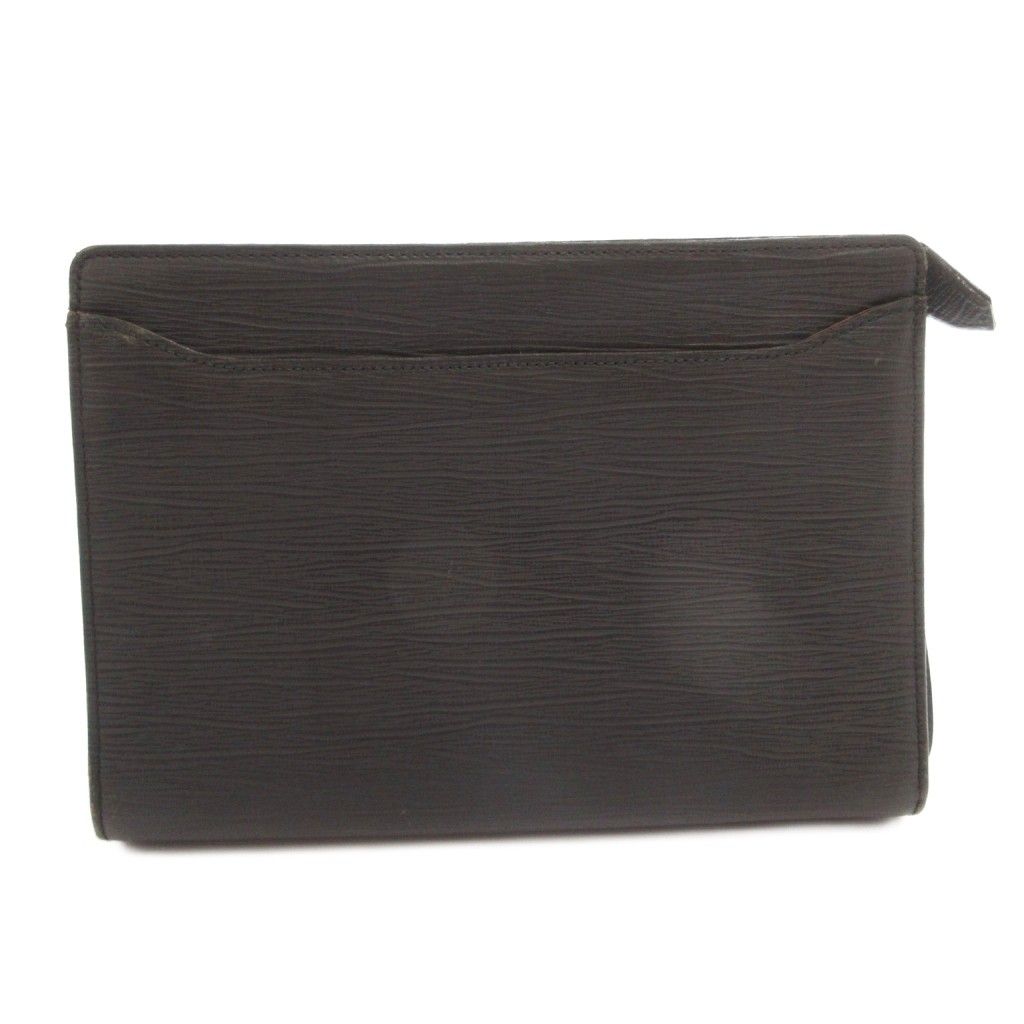 Versace Gianni Clutch Leather Strap Logo Black — view 2
