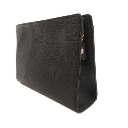 Versace Gianni Clutch Leather Strap Logo Black — view 3