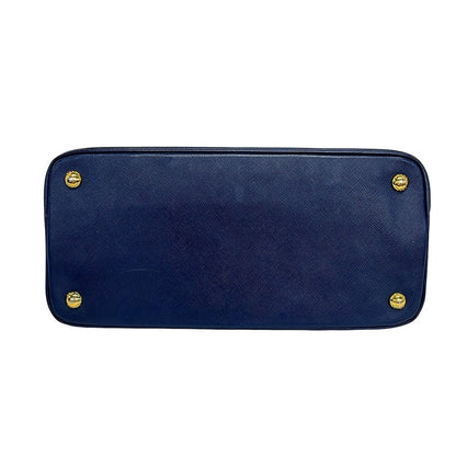 Prada Tote Bag Navy Leather — view 5