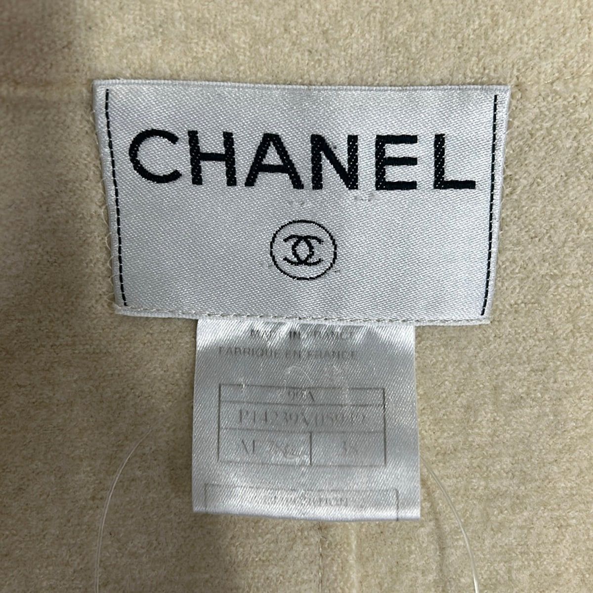 Chanel Coat M Ivory 38 — view 3