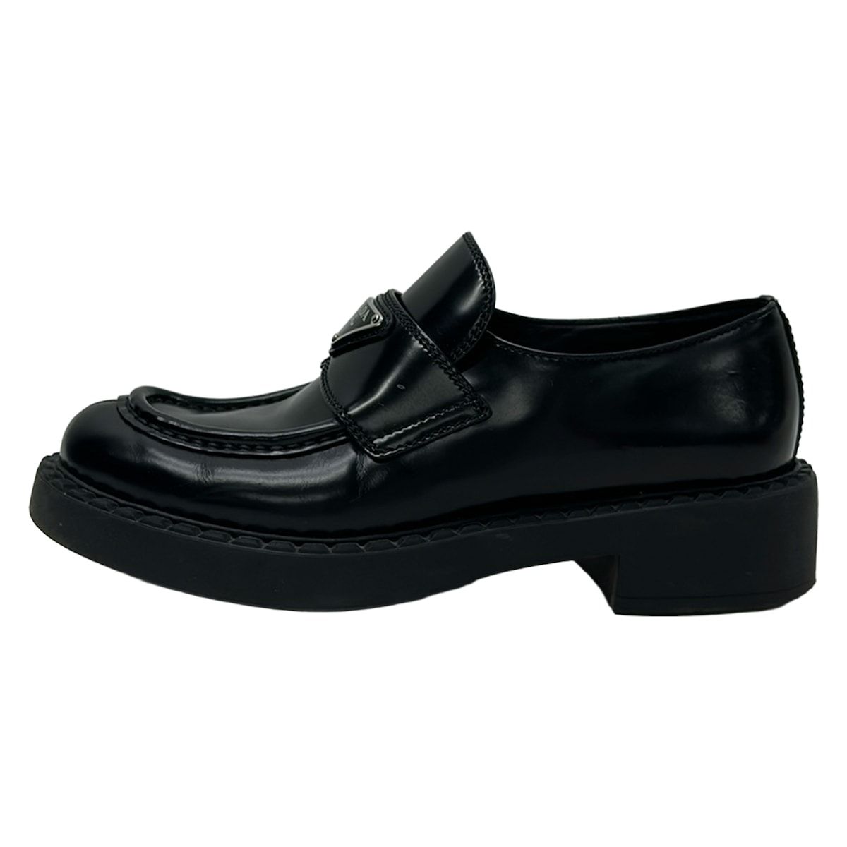 Prada Loafers Black Leather