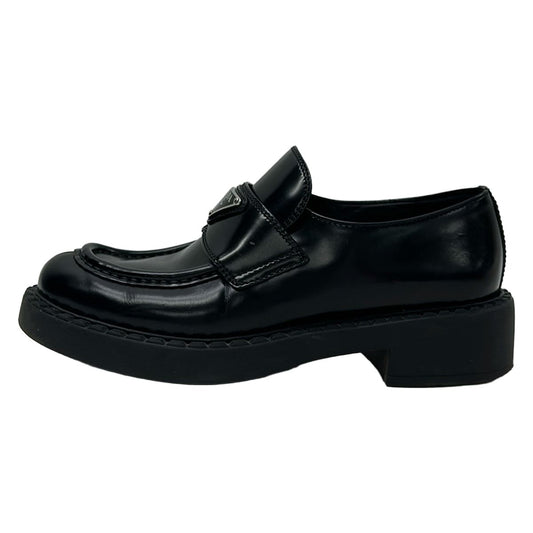 Prada Loafers Black Leather