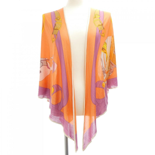 Hermes Stole Scarf Orange