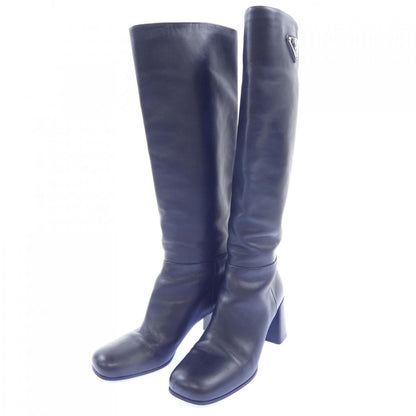 Prada Long Boots Black — view 3