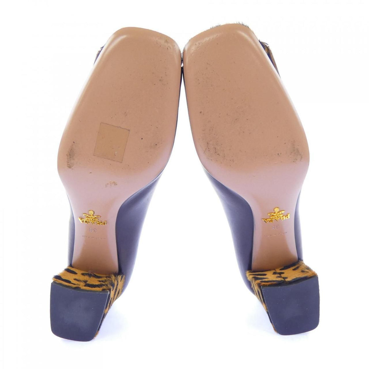 Prada Nero Miele Pumps Heels — view 4