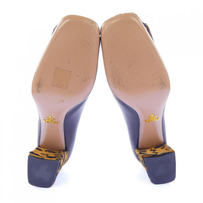 Prada Nero Miele Pumps Heels — view 4