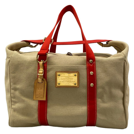 Louis Vuitton Tote Bag Antigua Sac Weekend Beige