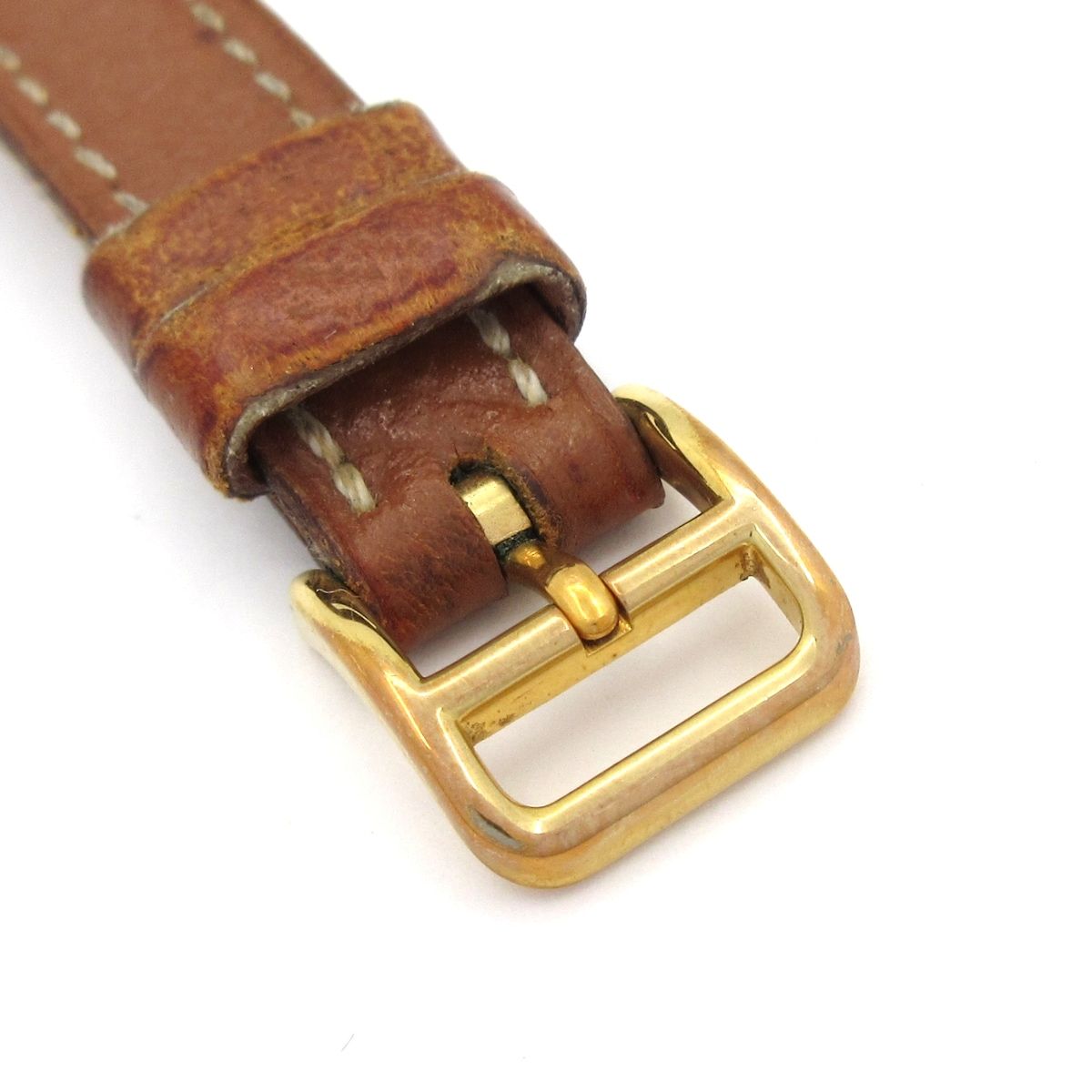 Hermes Watch Croazur Leather Strap Gold — view 4