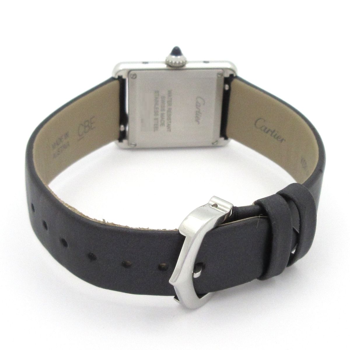 Cartier Watch Tank Must SM SS Diamond Bezel Silver — view 6