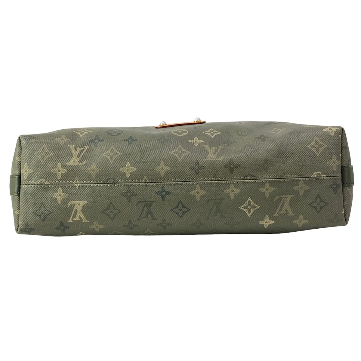 Louis Vuitton Shoulder Bag Collection Vagabond Hobo Khaki Leather — view 5