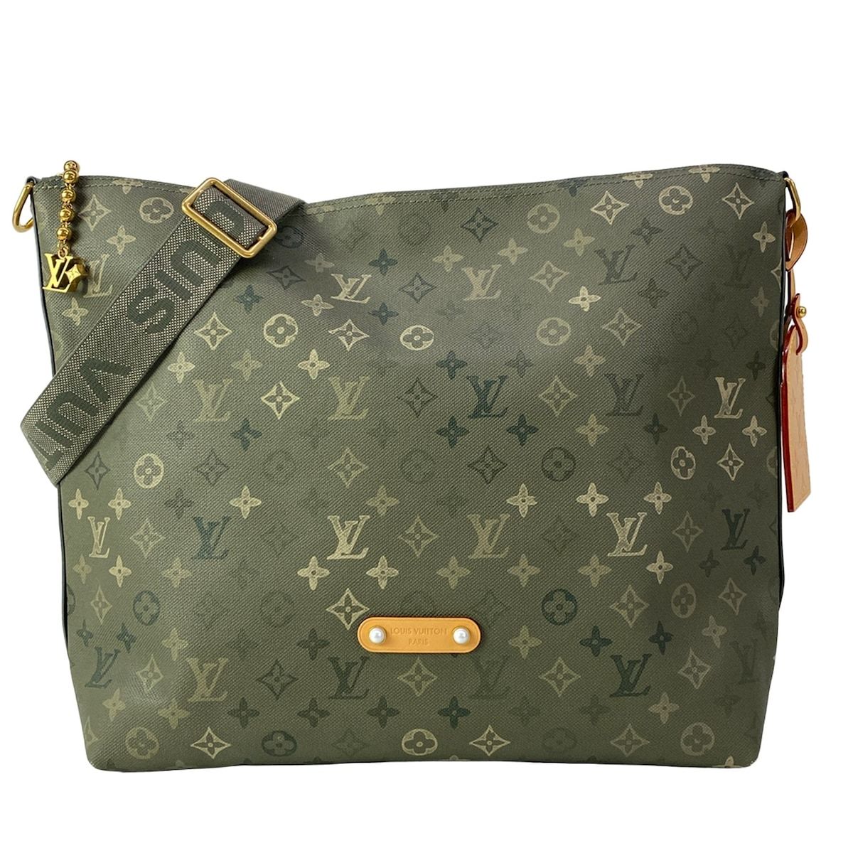 Louis Vuitton Shoulder Bag Collection Vagabond Hobo Khaki Leather
