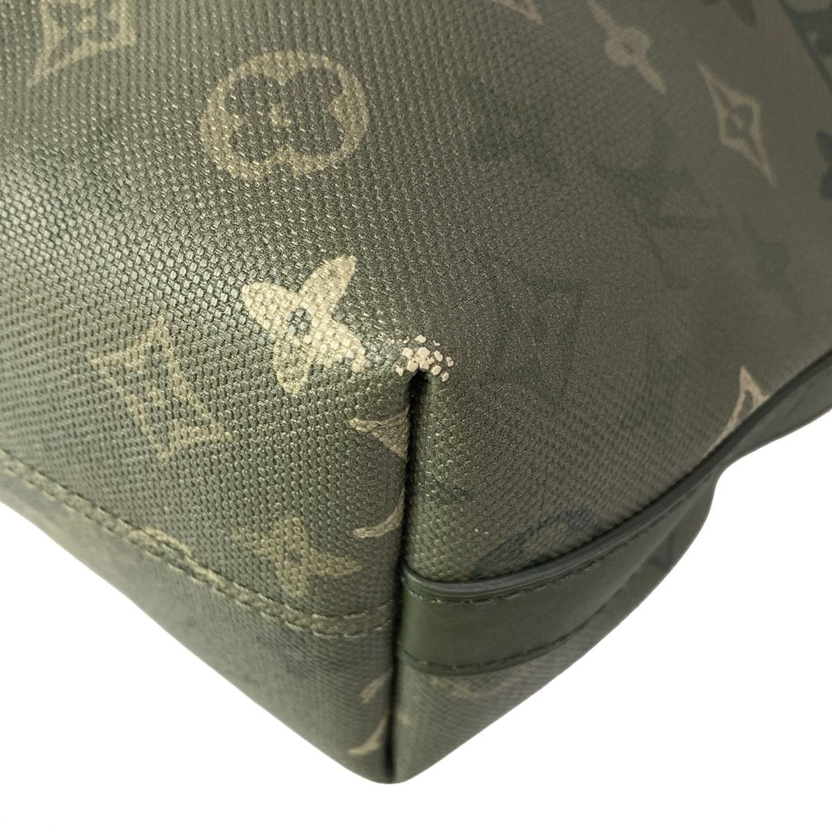 Louis Vuitton Shoulder Bag Collection Vagabond Hobo Khaki Leather — view 6