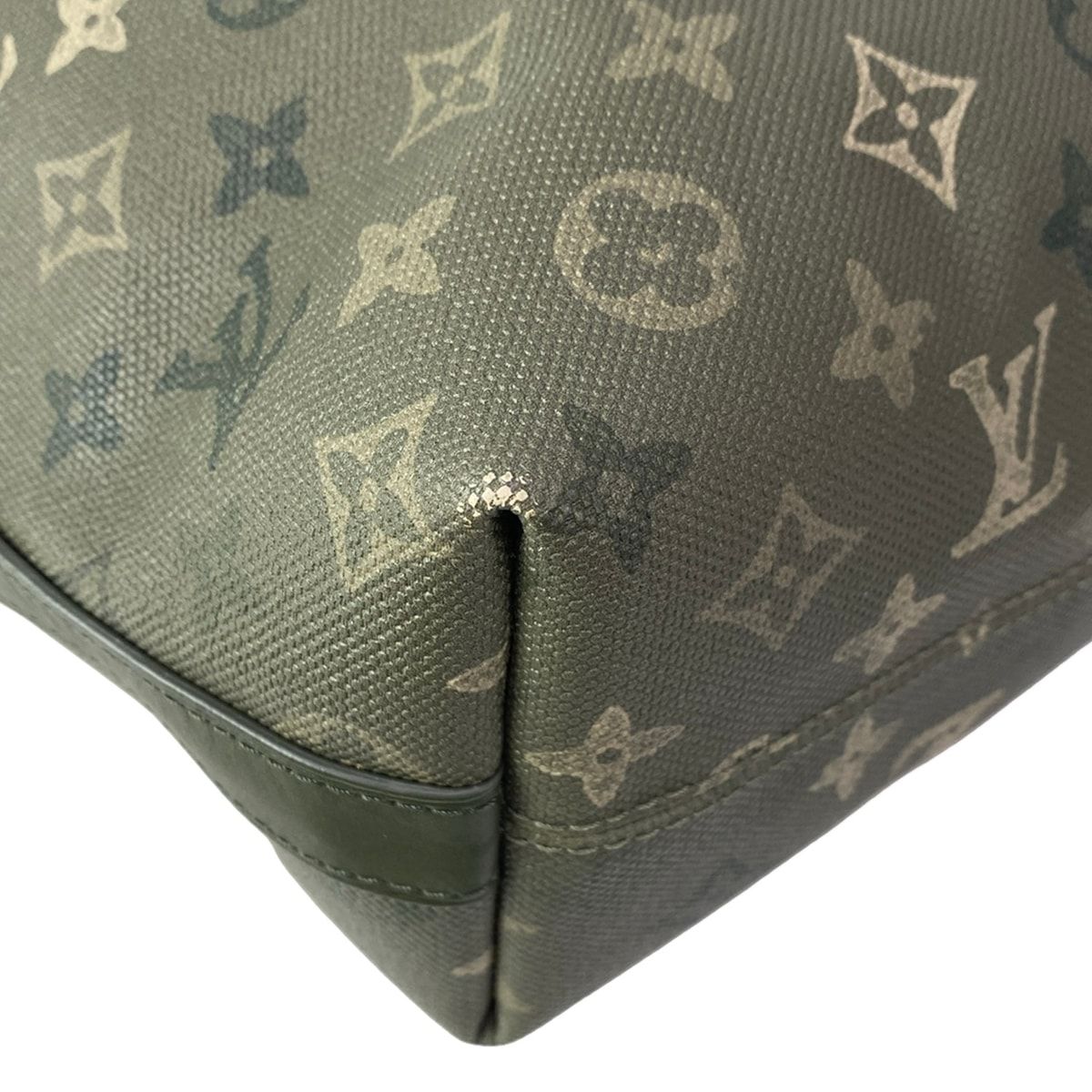 Louis Vuitton Shoulder Bag Collection Vagabond Hobo Khaki Leather — view 7
