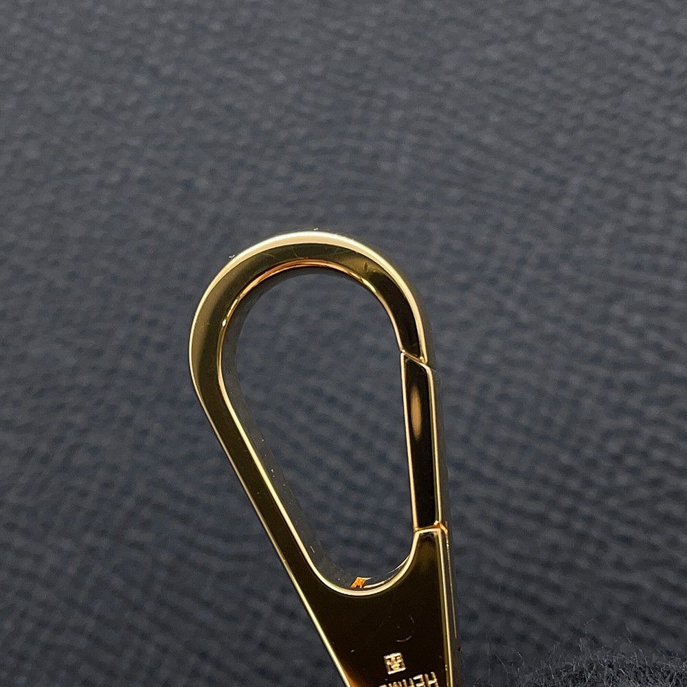 Hermes Shoulder Bag Evelyne TPM Sellier Black Gold Epsom — view 6