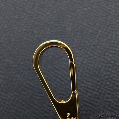 Hermes Shoulder Bag Evelyne TPM Sellier Black Gold Epsom — view 6