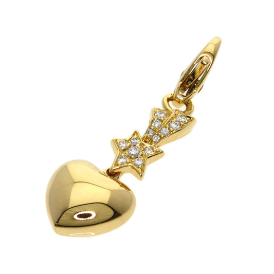 Chanel Comet Charm Diamond Pendant 18K Yellow Gold