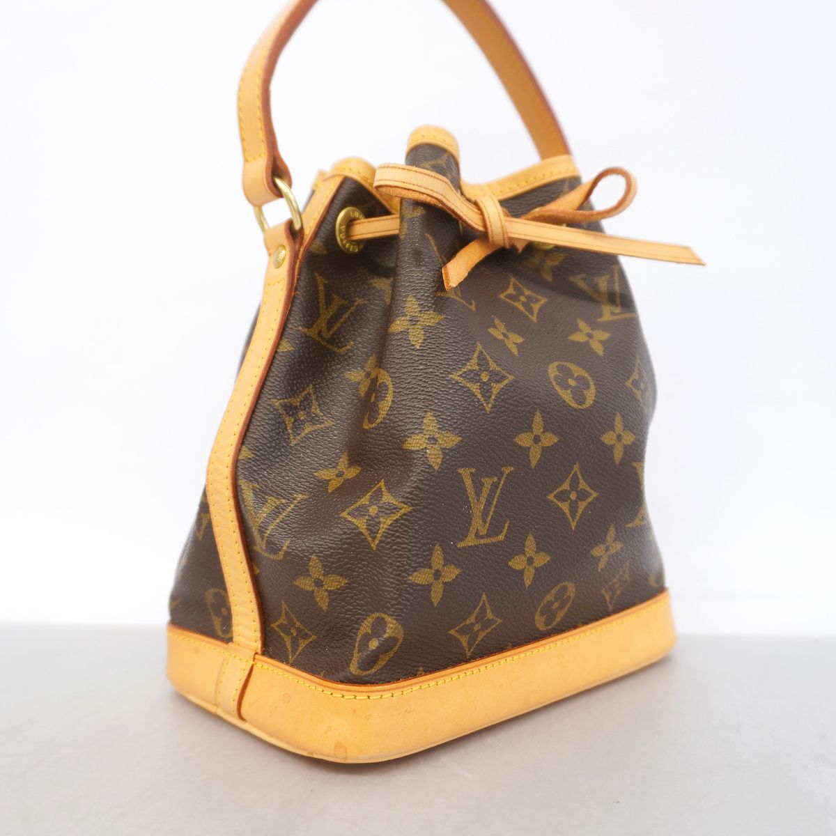 Louis Vuitton Handbag Monogram Mini Noe Brown — view 2