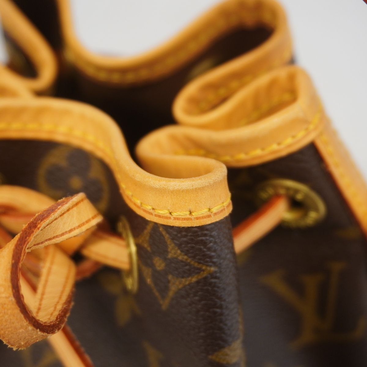 Louis Vuitton Handbag Monogram Mini Noe Brown — view 7