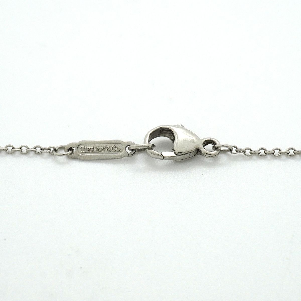 Tiffany & Co Necklace Jazz Graduated Platinum Diamond Pink Sapphire — view 4
