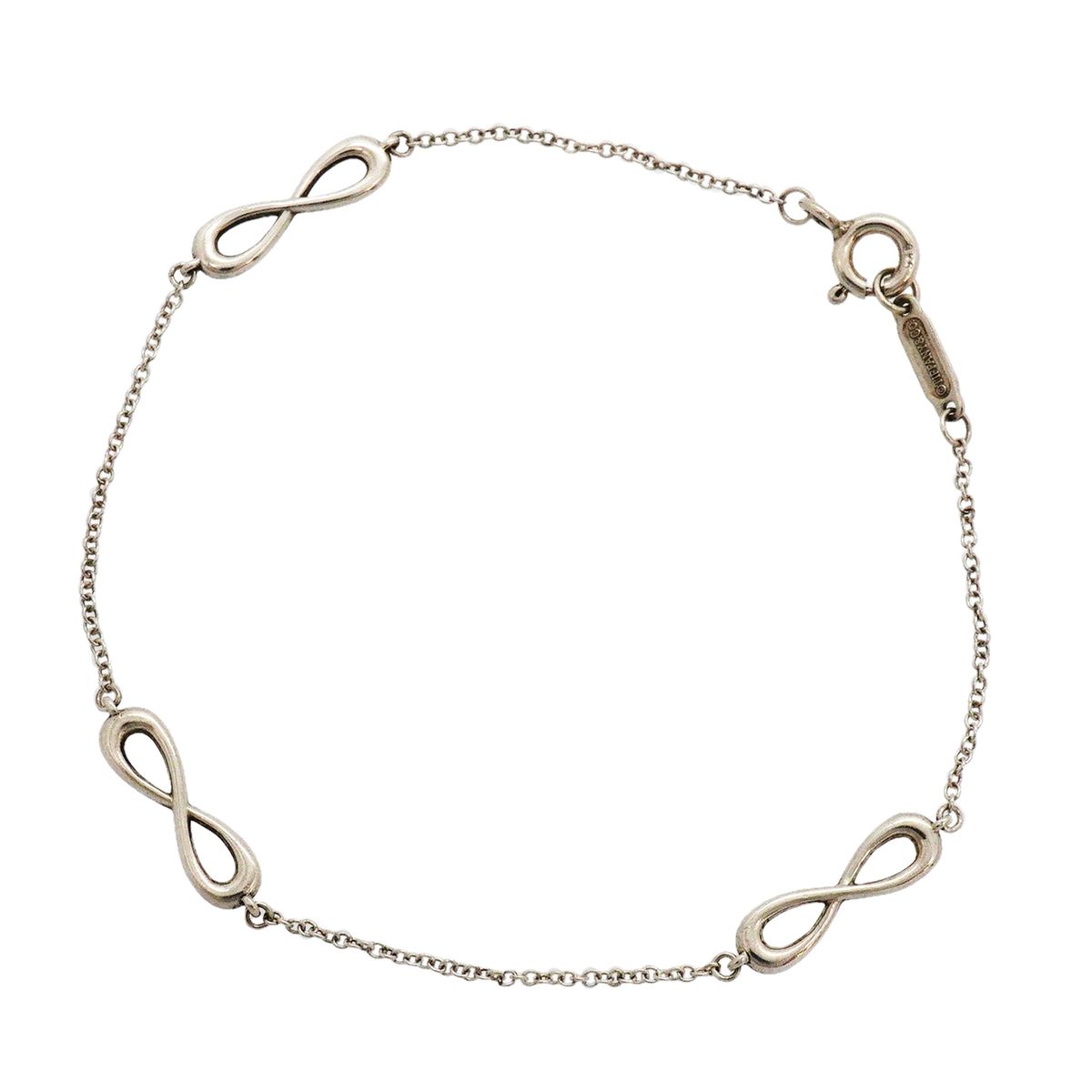 Tiffany & Co Bracelet Infinity en Dress 925 Sterling Silver