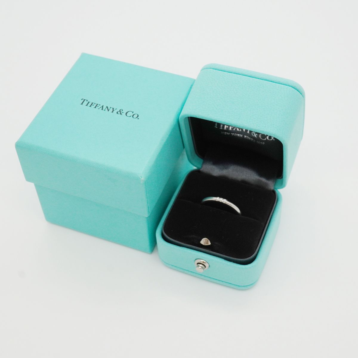 Tiffany & Co Ring Forever Platinum Diamond — view 8