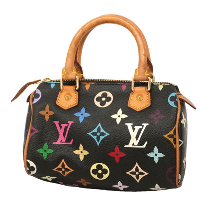 Louis Vuitton Handbag Monogram Multicolor Mini Speedy Noir