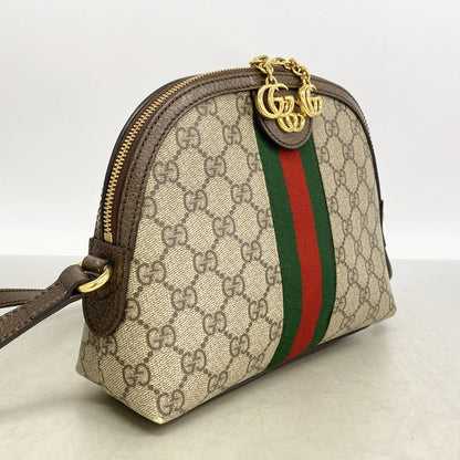Gucci Shoulder Bag Ophidia Beige Brown Gold — view 2