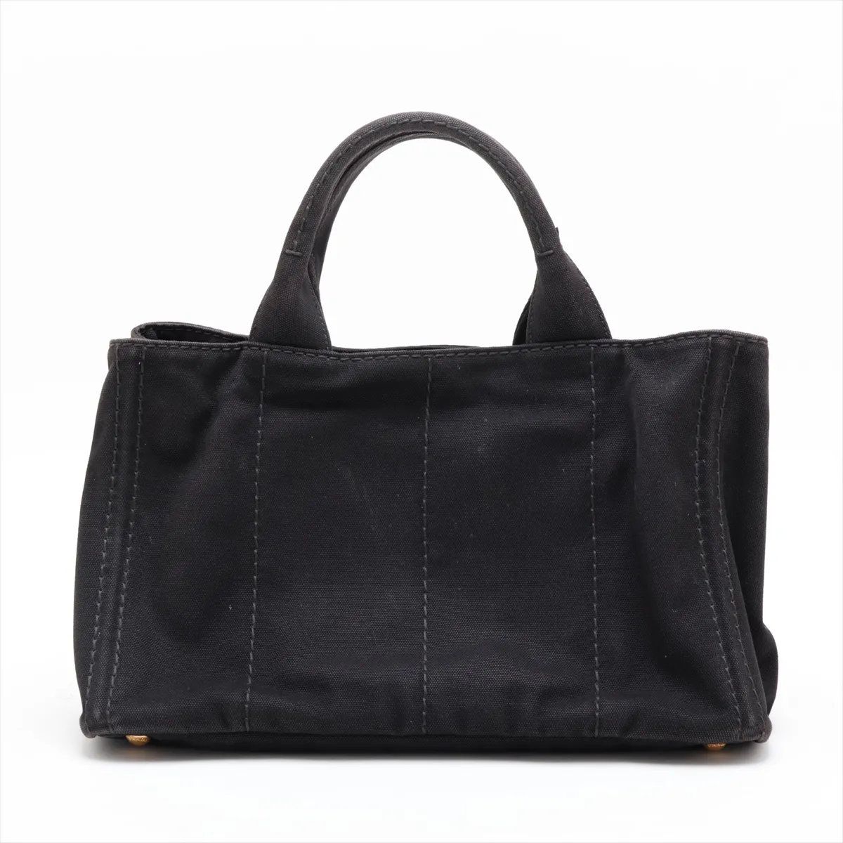 Prada Canapa Handbag Tote Black Brands — view 2