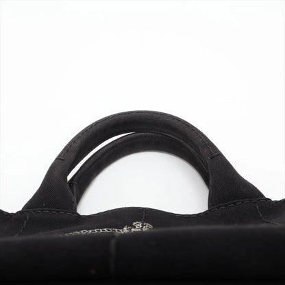 Prada Canapa Handbag Tote Black Brands — view 6