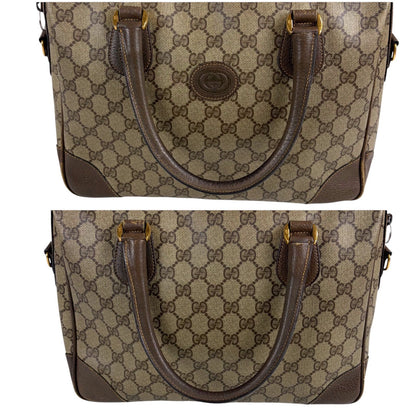Gucci GG 2-Way Mini Boston Bag Supreme Brown — view 7