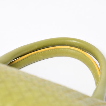 Bottega Veneta Handbag Khaki Yellow Intrecciato — view 8