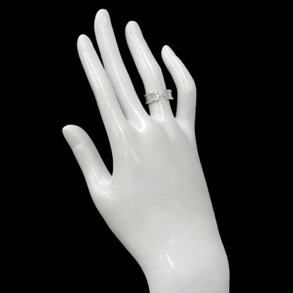 Cartier C2 Small SM 48 Ring Diamond 18K White Gold 2C — view 7