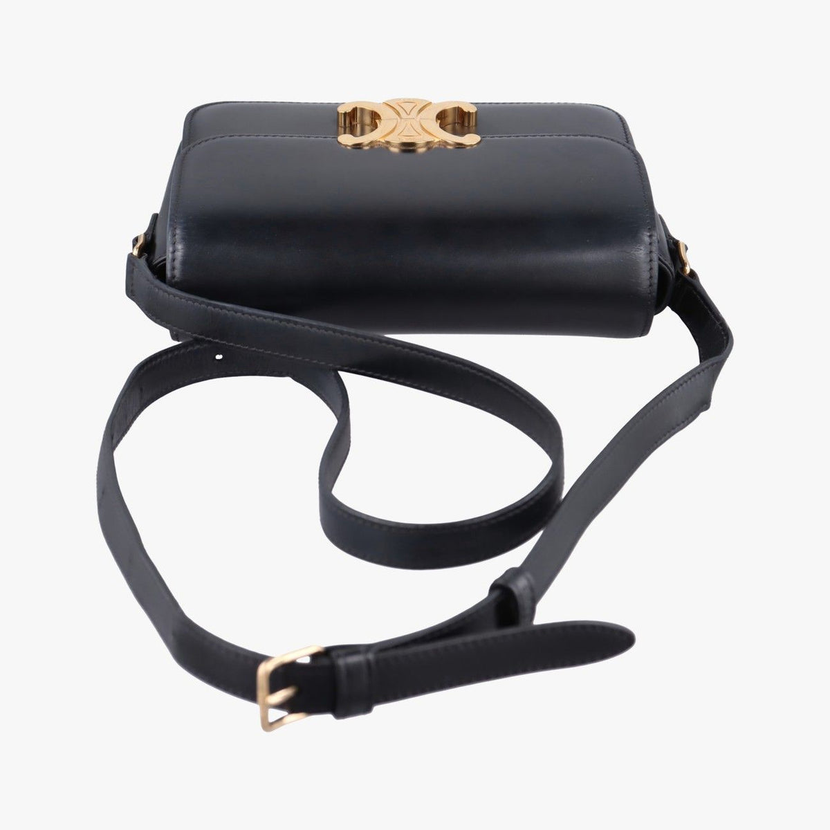 Celine Teen Triomphe Black Leather — view 8