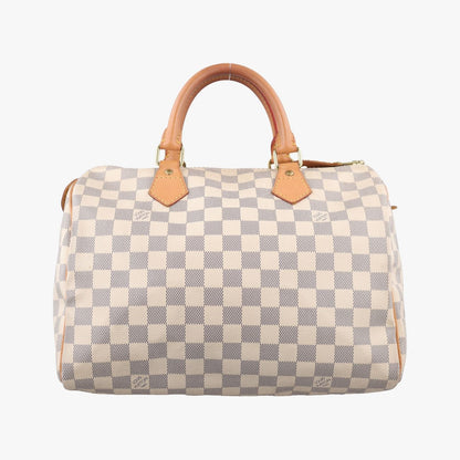 Louis Vuitton Speedy 30 Azur Damier Canvas Handbag