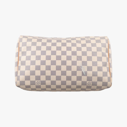 Louis Vuitton Speedy 30 Azur Damier Canvas Handbag — view 3