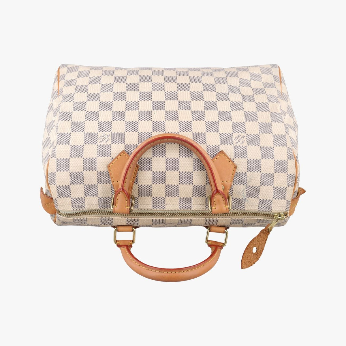 Louis Vuitton Speedy 30 Azur Damier Canvas Handbag — view 8
