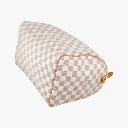 Louis Vuitton Speedy 30 Azur Damier Canvas Handbag — view 4