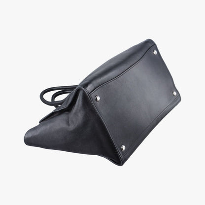 Prada Twin Pocket Wing Tote Bag Black Leather 14 — view 7