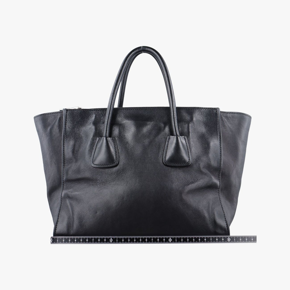 Prada Twin Pocket Wing Tote Bag Black Leather 14 — view 2