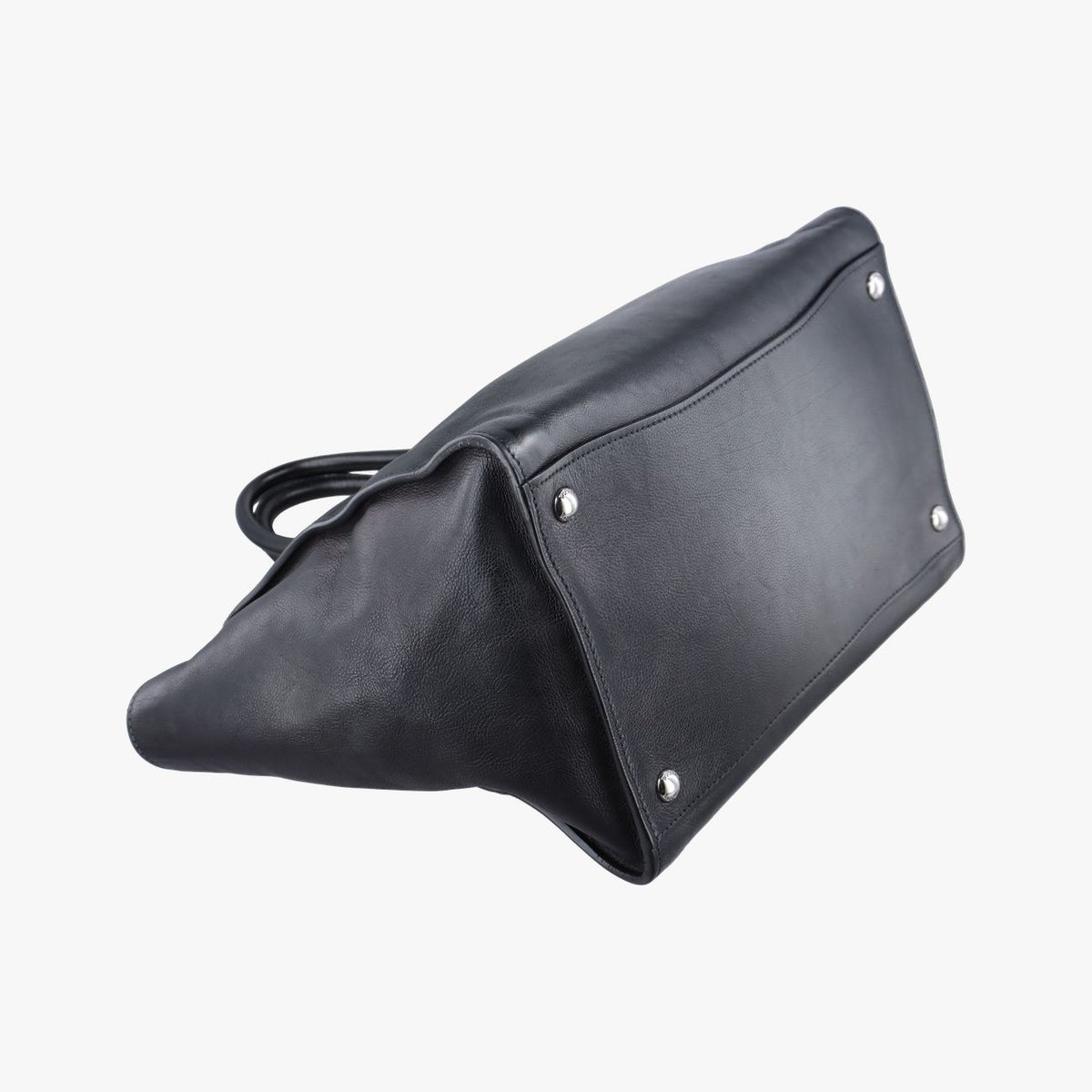 Prada Twin Pocket Wing Tote Bag Black Leather 14 — view 5