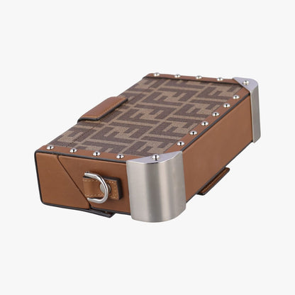 Fendi Zucca Trunk Brown Leather — view 7