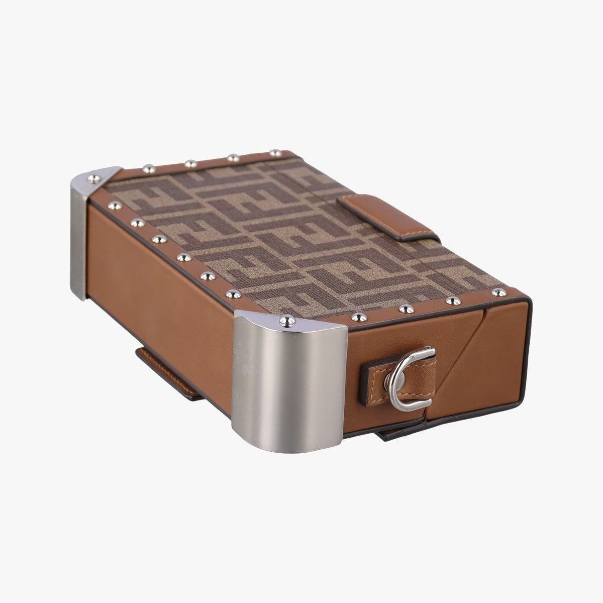 Fendi Zucca Trunk Brown Leather — view 6