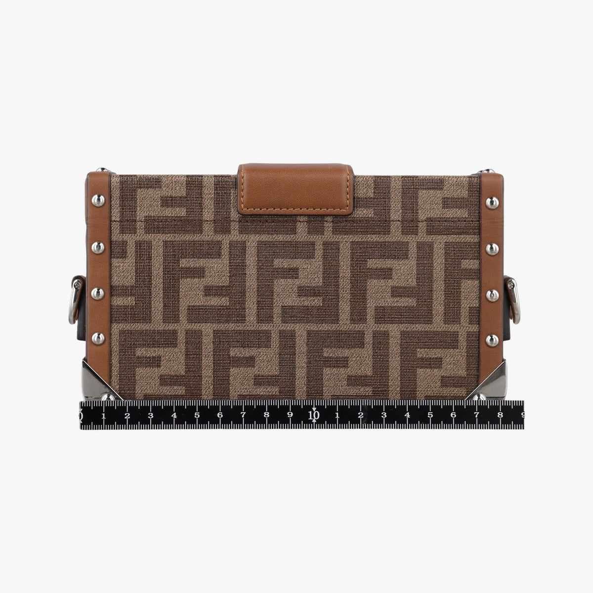 Fendi Zucca Trunk Brown Leather — view 2