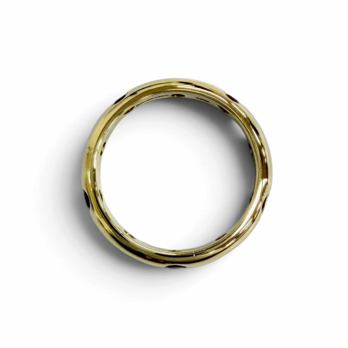 Tiffany & Co Vintage Dots Ruby Ring 18K Yellow Gold — view 5