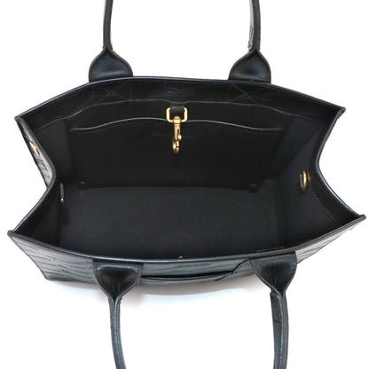 Balenciaga BB Monogram 2.0 Small 2-Way Tote Shoulder Bag Leather Black — view 6