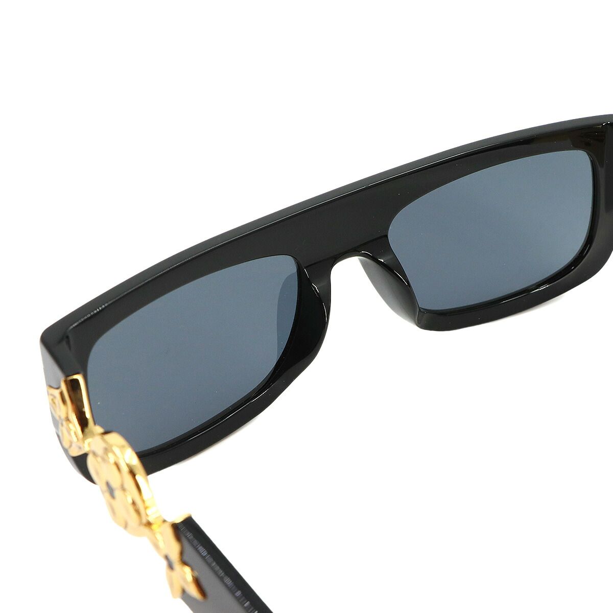 Louis Vuitton Monogram Tribute Sunglasses Black Rectangle Eyewear — view 5