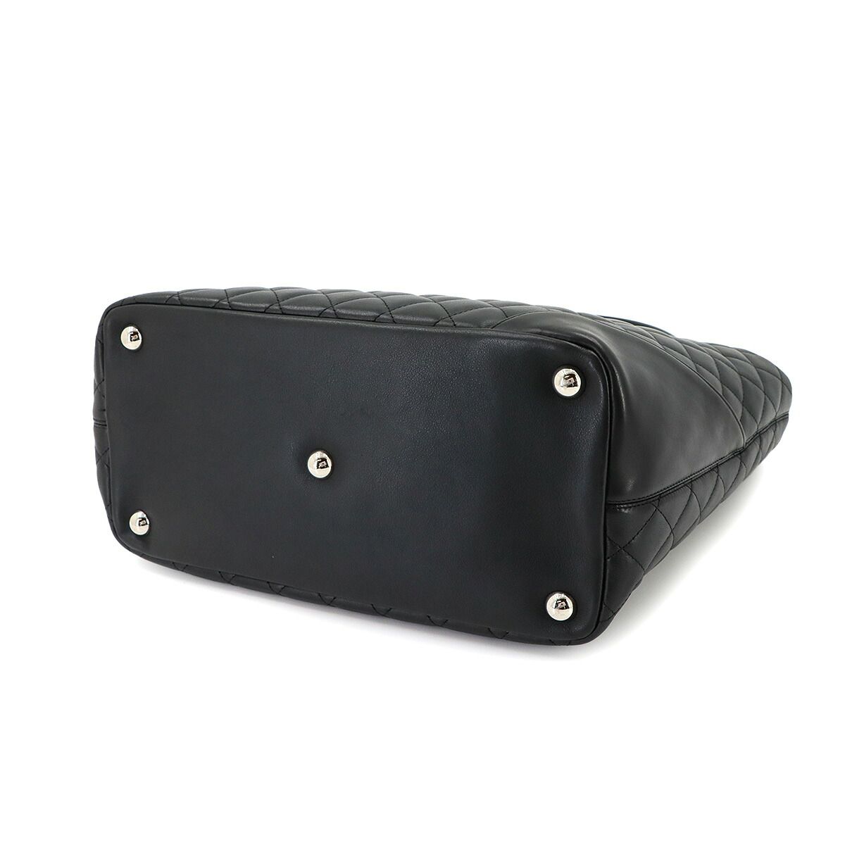 Chanel Cambon Line Large Tote Bag Calfskin Black — view 5