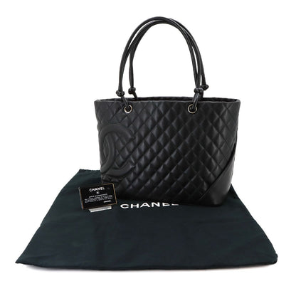 Chanel Cambon Line Large Tote Bag Calfskin Black — view 2
