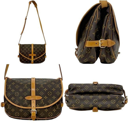 Louis Vuitton Shoulder Bag Saumur 30 Monogram Brown — view 2