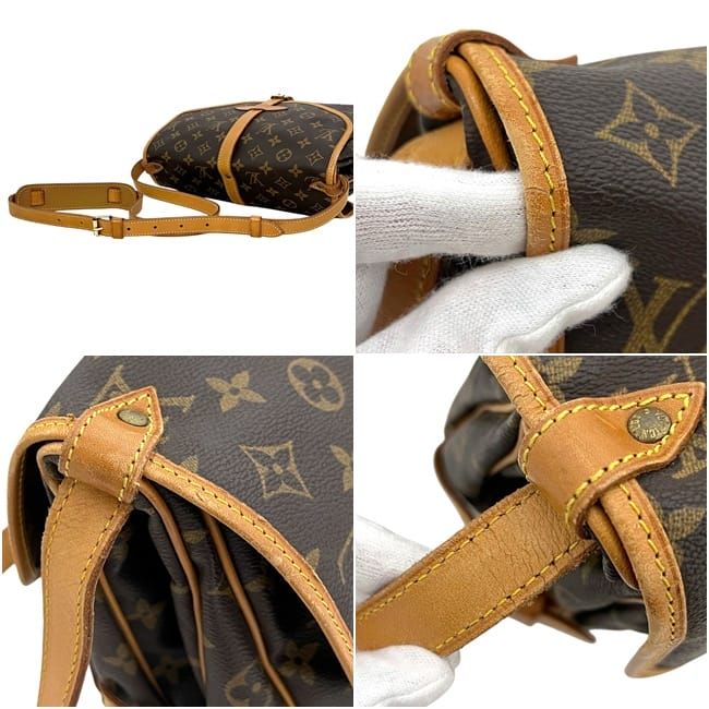 Louis Vuitton Shoulder Bag Saumur 30 Monogram Brown — view 5